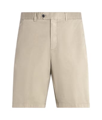 SUITSUPPLY  灰褐色修身裤型短裤