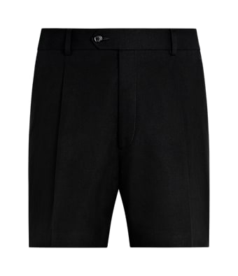 SUITSUPPLY  Pantalones cortos negros Straight Leg