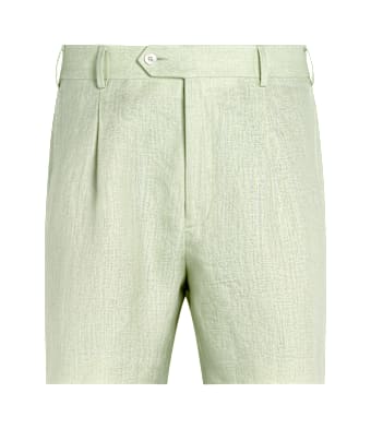 SUITSUPPLY  Light Green Straight Leg Shorts