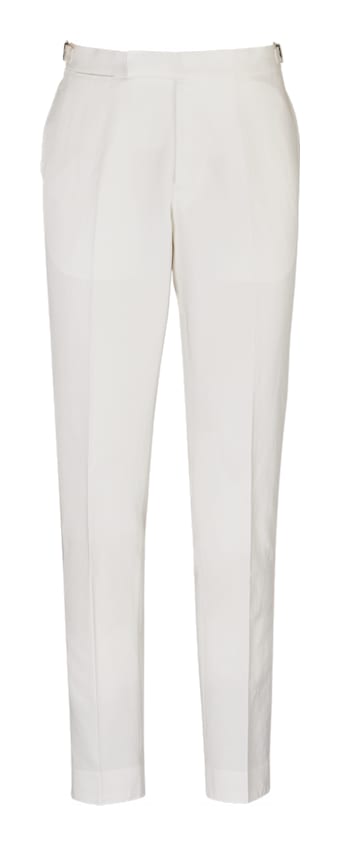 SUITSUPPLY  Off-White Brescia Trousers