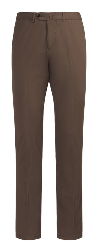 SUITSUPPLY   Taupe Slim Leg Straight Chinos