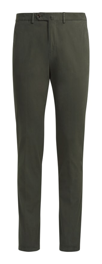 SUITSUPPLY  Mid Green Porto Chinos