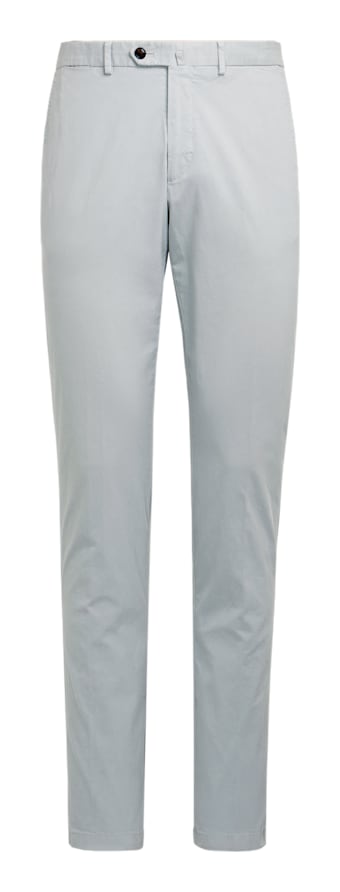 SUITSUPPLY   Light Grey Slim Leg Straight Chinos