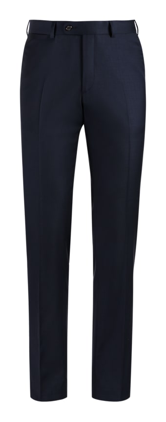 SUITSUPPLY  Navy Brescia Trousers