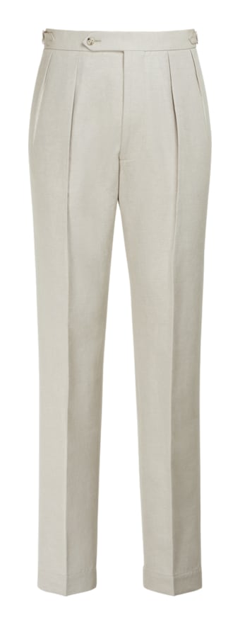 SUITSUPPLY   Sand Wide Leg Tapered Pants