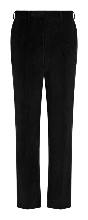 SUITSUPPLY  Black Straight Leg Trousers