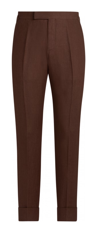 SUITSUPPLY  Pantalones Soho marrón oscuro