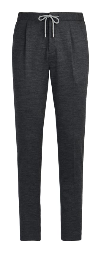 SUITSUPPLY  Pantalones Ames gris oscuro con cordel