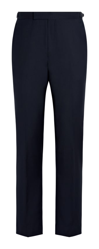 SUITSUPPLY   Navy Slim Leg Straight Tuxedo Pants