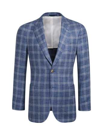 SUITSUPPLY  Blue Havana Blazer