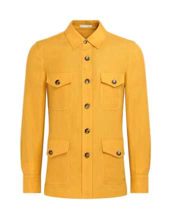 SUITSUPPLY  Yellow William Shirt-Jacket