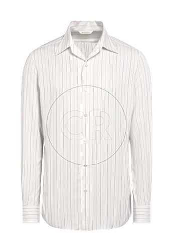 SUITSUPPLY  Off-White Striped Lyocell Shirt