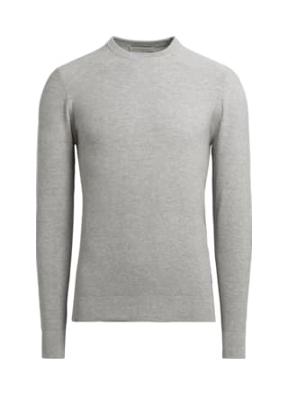 SUITSUPPLY  Light Grey Crewneck