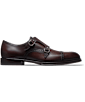 SUITSUPPLY  Brown Brogue Double Monk Strap