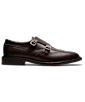 SUITSUPPLY  Dark Brown Double Monk Strap