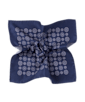 SUITSUPPLY  Blue Flowers Pocket Square