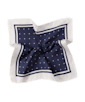 SUITSUPPLY  Navy Dots Pocket Square