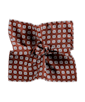SUITSUPPLY  Orange grafisk bröstnäsduk