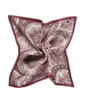 SUITSUPPLY  Mörkröd dubbelsidig bröstnäsduk