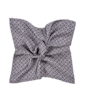 SUITSUPPLY  Grey Double-Sided Pocket Square
