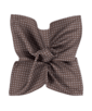 SUITSUPPLY  Prickig brun bröstnäsduk