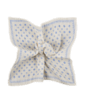 SUITSUPPLY  White Flowers Pocket Square