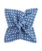 SUITSUPPLY  Pochette bleu marine motif graphique