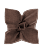 SUITSUPPLY  Pañuelo de bolsillo marrón