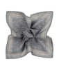 SUITSUPPLY  Pochette grise avec contour