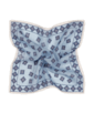 SUITSUPPLY  Light Blue Graphic Pocket Square