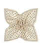 SUITSUPPLY  Light Brown Graphic Pocket Square
