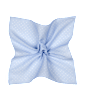 SUITSUPPLY  Light Blue Dotted Pocket Square