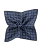 SUITSUPPLY  Navy Graphic Pocket Square