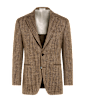 SUITSUPPLY  Mid Brown Relaxed Fit Roma Blazer