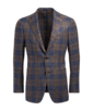 SUITSUPPLY  Brown Checked Tailored Fit Havana Blazer