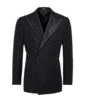 SUITSUPPLY  Black Tailored Fit Havana Tuxedo Jacket