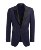 SUITSUPPLY  Blue Tailored Fit Lazio Tuxedo Jacket