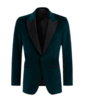 SUITSUPPLY  Blue Tailored Fit Lazio Tuxedo Jacket
