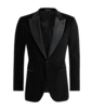 SUITSUPPLY  Black Tailored Fit Lazio Tuxedo Jacket