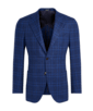 SUITSUPPLY  Blue Checked Jort Jacket