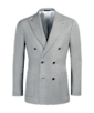 SUITSUPPLY  Grey Checked Tailored Fit Havana Blazer