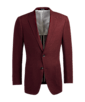 SUITSUPPLY  Dark Red Tailored Fit Havana Blazer