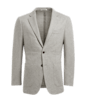 SUITSUPPLY  Light Grey Tailored Fit Havana Blazer