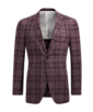 SUITSUPPLY  Purple Checked Tailored Fit Havana Blazer