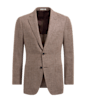 SUITSUPPLY  Mid Brown Tailored Fit Havana Blazer