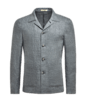 SUITSUPPLY  Light Grey Relaxed Fit Shirt-Jacket