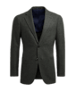 SUITSUPPLY  Mid Green Houndstooth Tailored Fit Havana Blazer