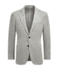 SUITSUPPLY  Light Grey Tailored Fit Lazio Blazer