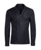 SUITSUPPLY  Navy Relaxed Fit Shirt-Jacket
