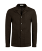 SUITSUPPLY  Dark Brown Walter Shirt-Jacket